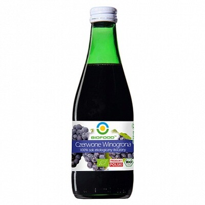 Органический сок из винограда BIOFOOD, 300 мл