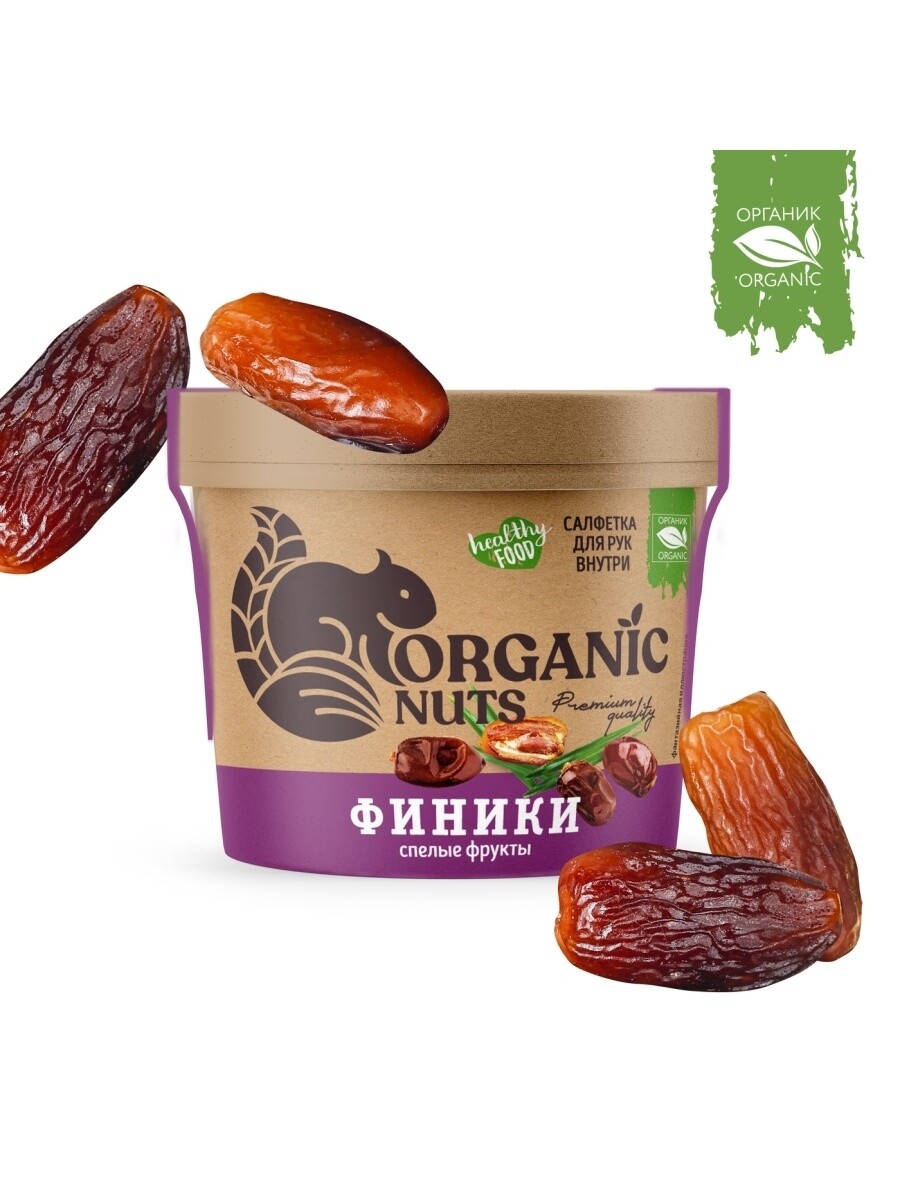 Финик "Organic nuts", 100г