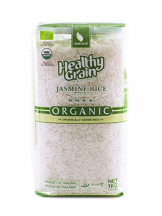 ORGANIC тайский рис жасмин белый SAWAT-D, 1 кг