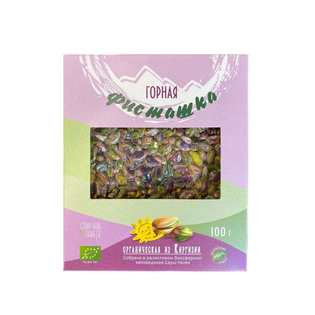 Дикая фисташка BIO, SUN PLANET ORGANIC, 100 г