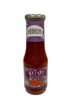 Кетчуп томатный сладкий, без глютена, Rudolfs, 320 г