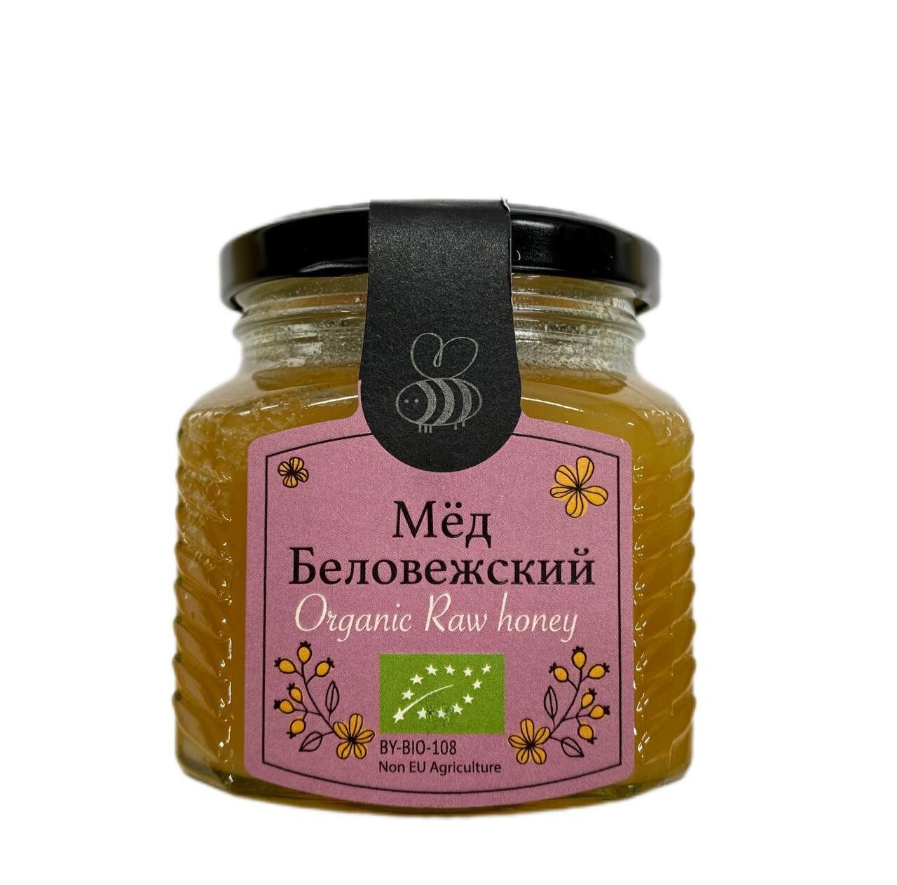 Мёд натуральный цветочный Беловежский, Biologic.tv, 300 г