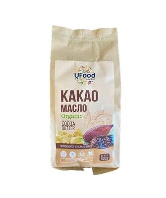 Какао-масло нерафинированное, UFood market, 500 г