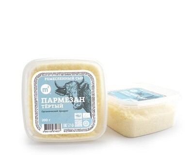 Сыр Пармезан тертый из коровьего молока 40%, Ферма М2, 200 г