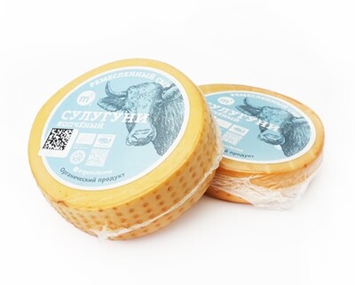 Сыр Сулугуни копченый из коровьего молока 45%, Ферма М2, 350 г
