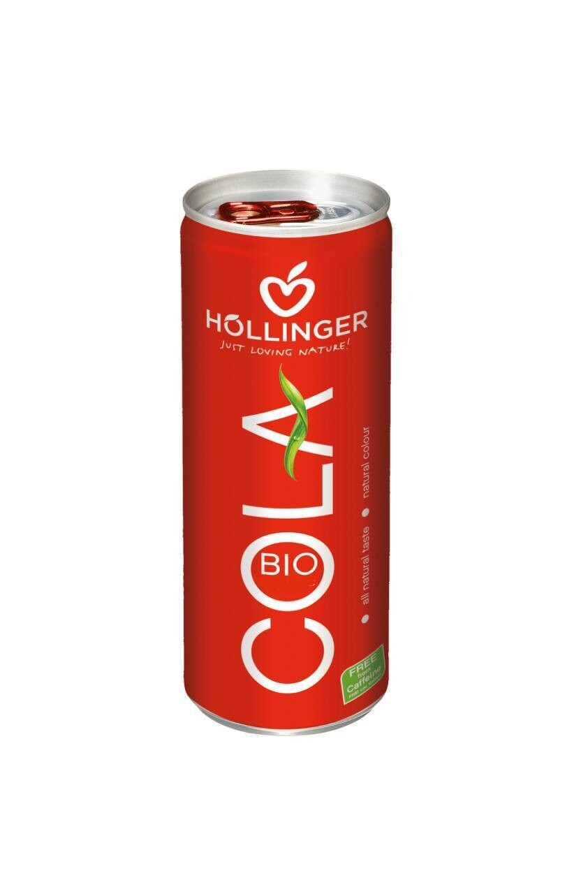 Напиток без кофеина газированный COLA БИО, Hollinger, 250 мл