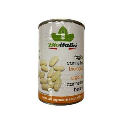 Фасоль белая консервированная, Bioitalia, 400 г