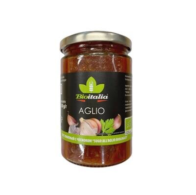 Соус томатный с чесноком, Bioitalia, 350 г