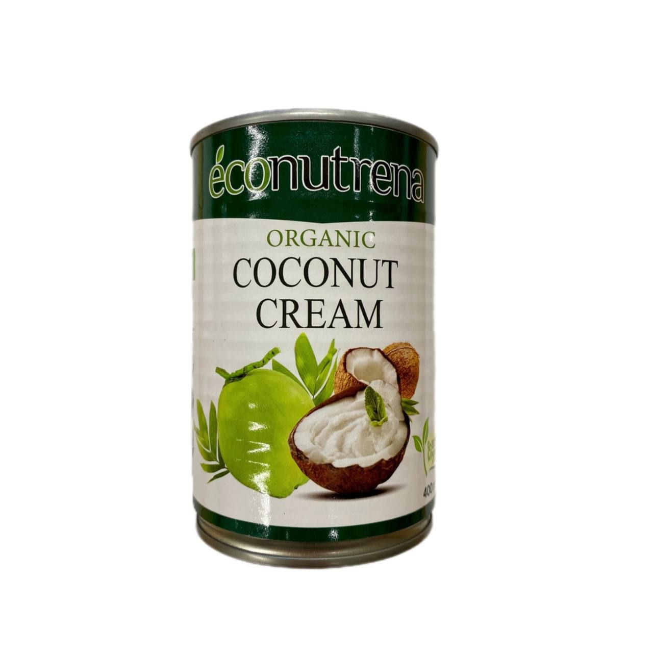 Кокосовые сливки 22%, Econutrena, 400 мл
