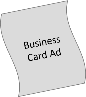 Business Card Ad