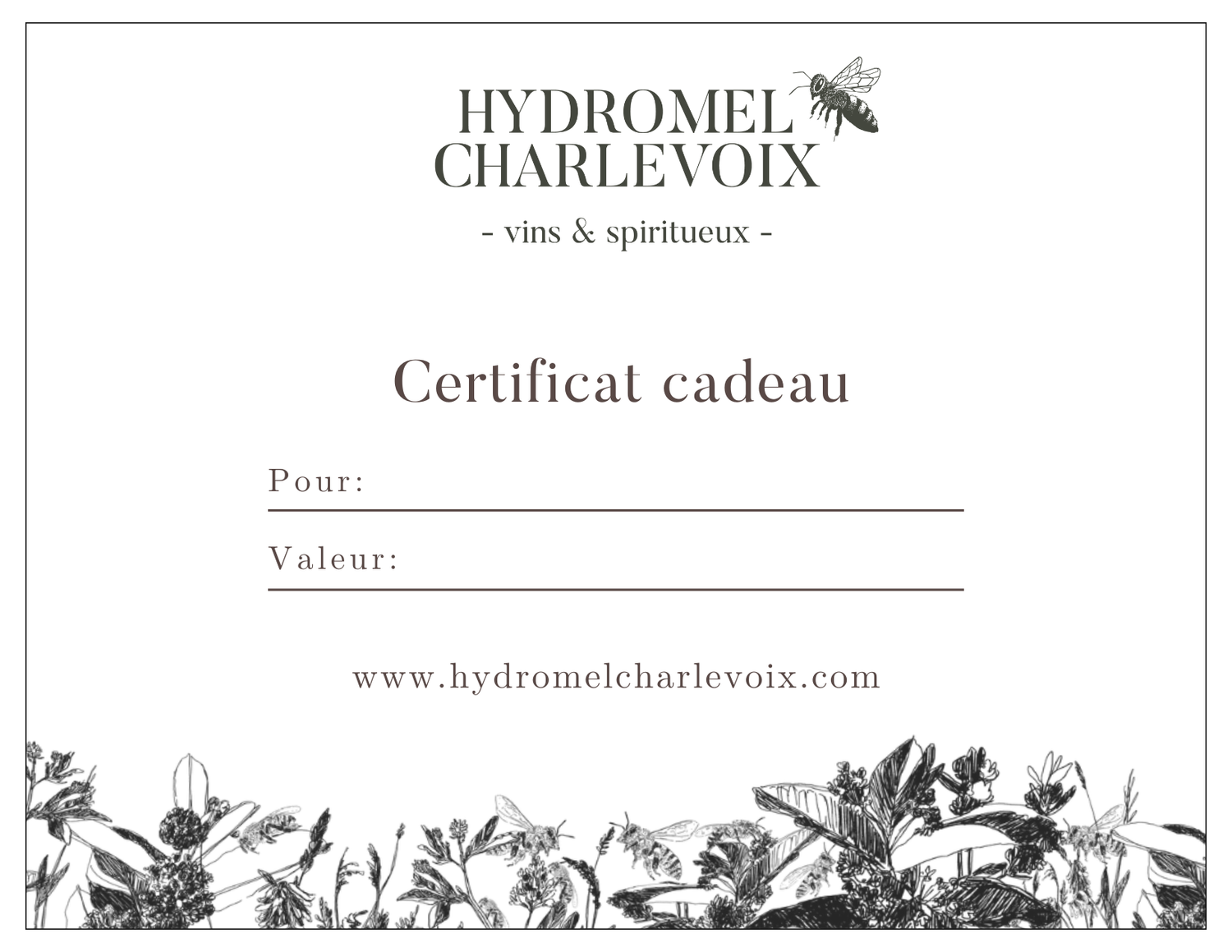 Certificat cadeau