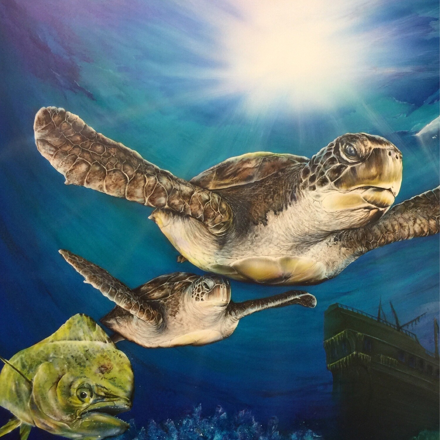 Sea Turtle III (Paper)