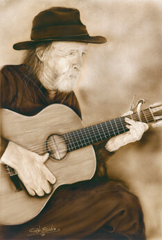 Balboa Park Guitarist (HD Acrylic)