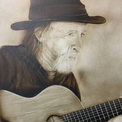 Balboa Park Guitarist (Paper)