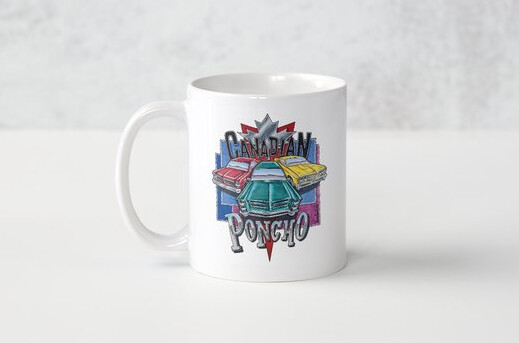 Canadian Poncho 3 Car 11 oz Mug