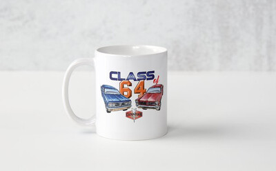 &quot;Class of 64&quot; Beaumont/Pontiac 11 oz Mug