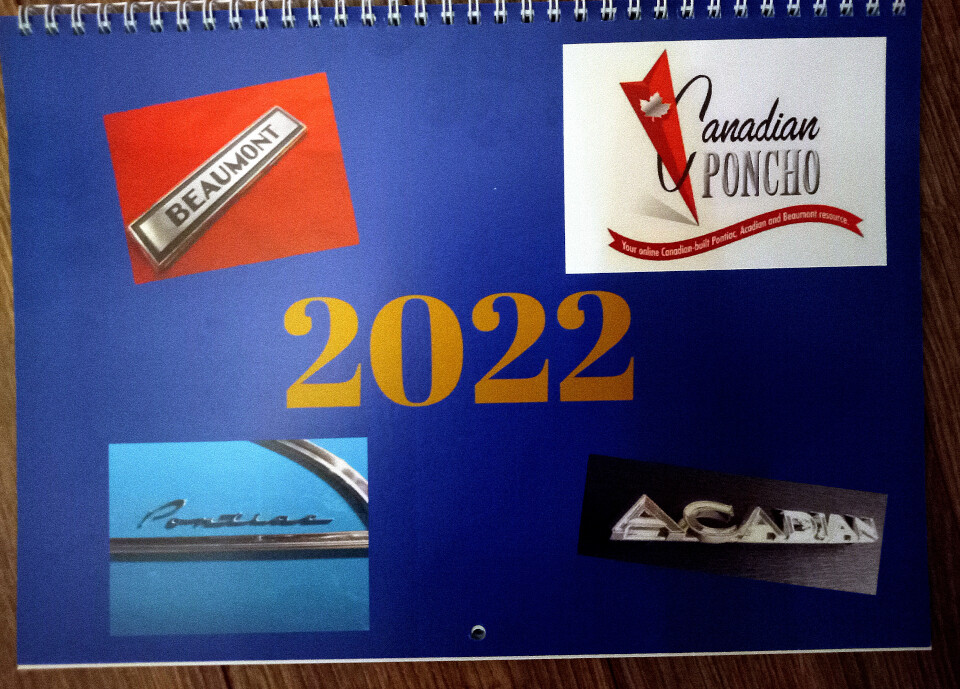 Canadian Poncho 2022 Wall Calendar