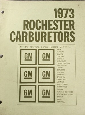 1973 Rochester Carburetors Parts Manual