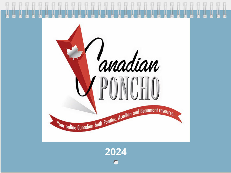 Canadian Poncho 2024 Wall Calendar