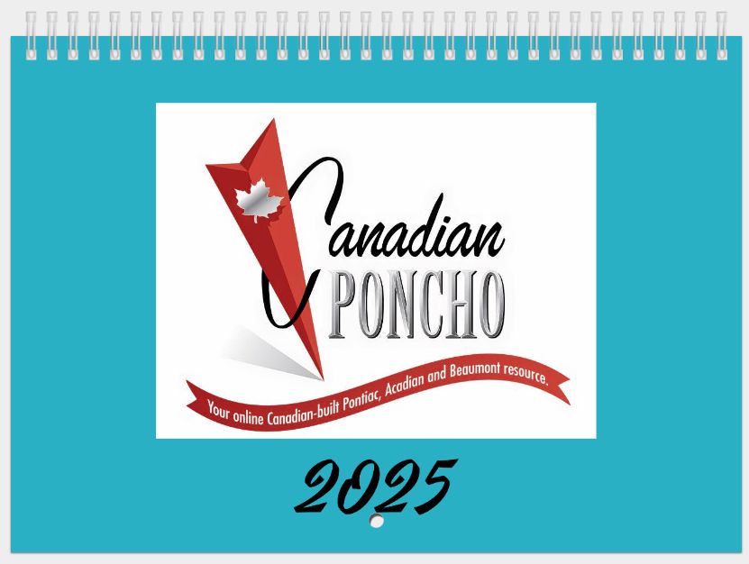 Canadian Poncho 2025 Wall Calendar