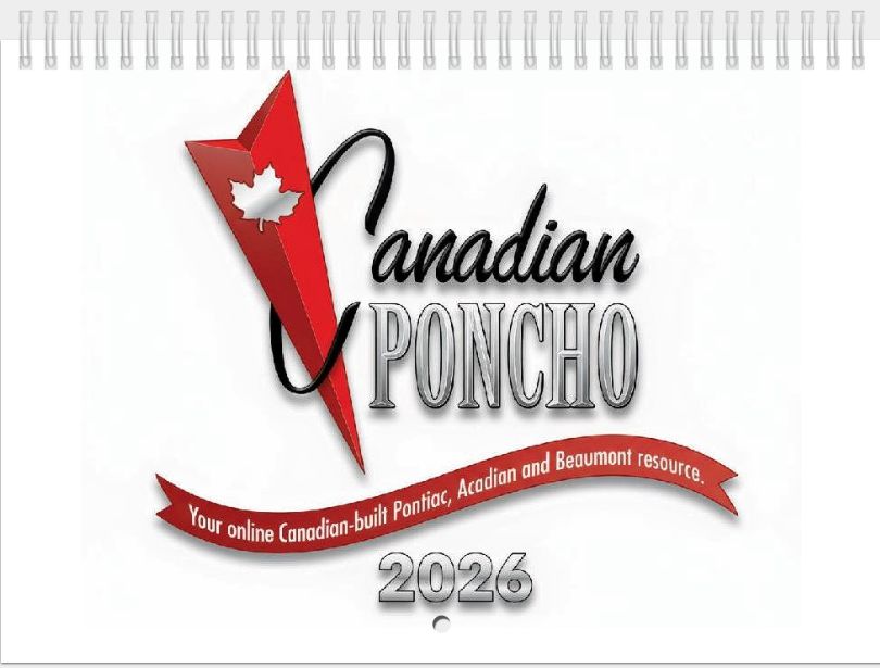 Canadian Poncho 2026 Wall Calendar