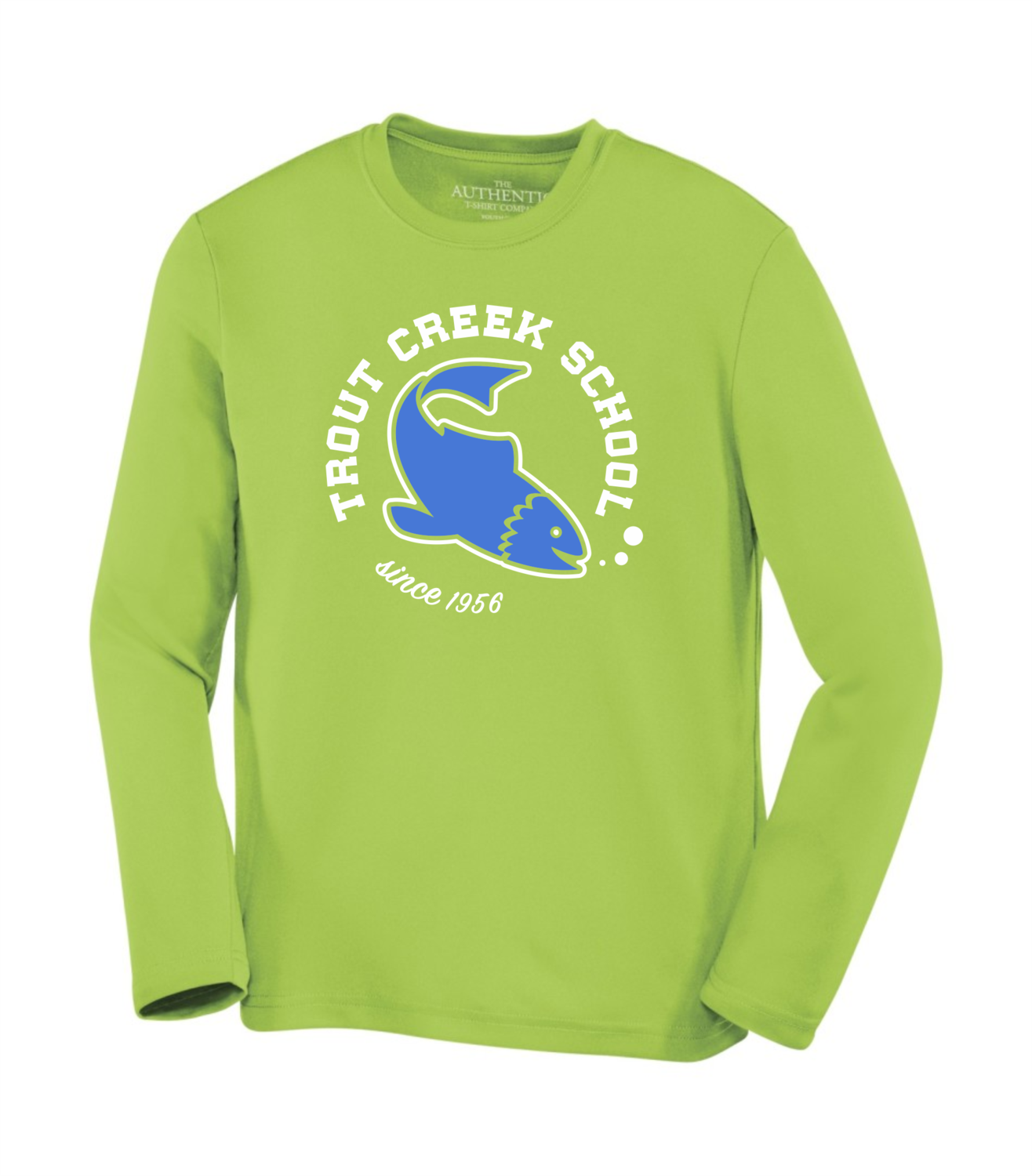 Polyester Wicking Athletic Long Sleeve Shirt