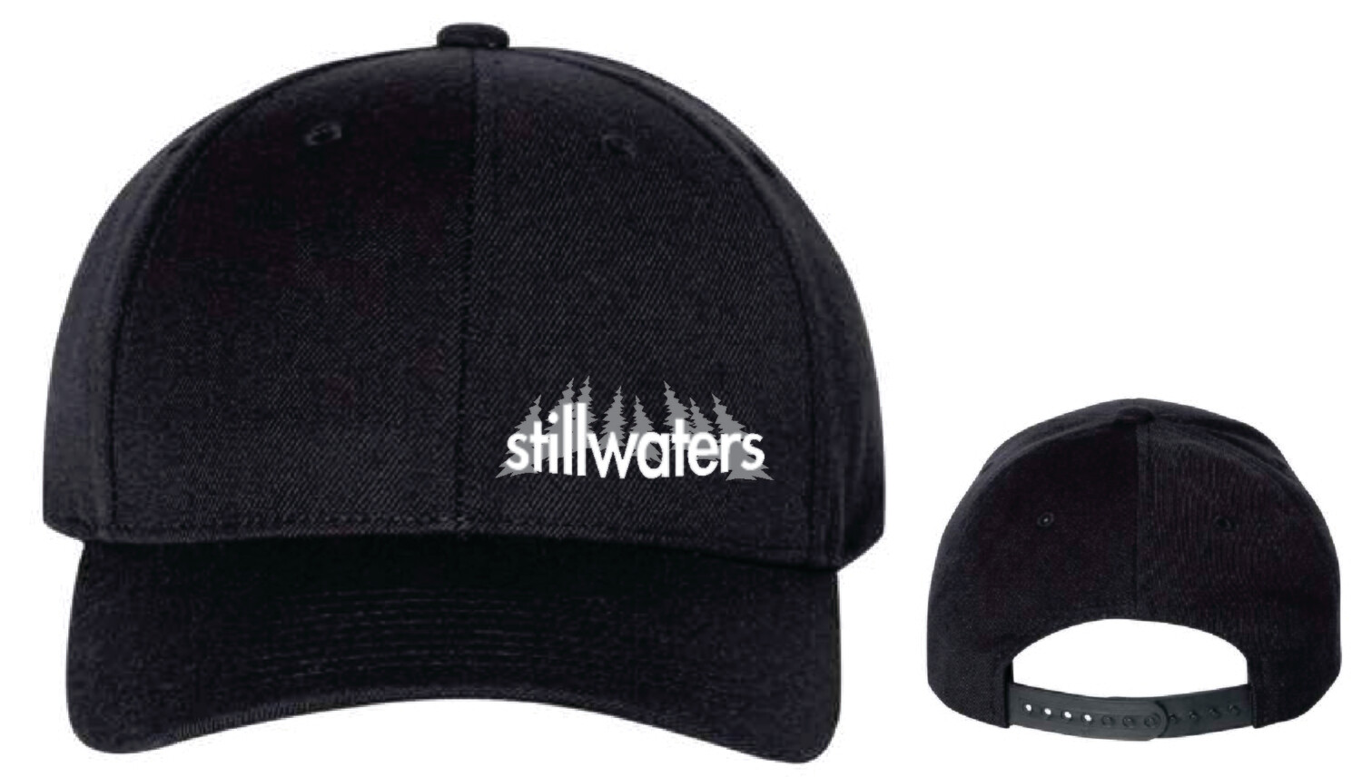 Curved Snapback Hat EMBROIDERED