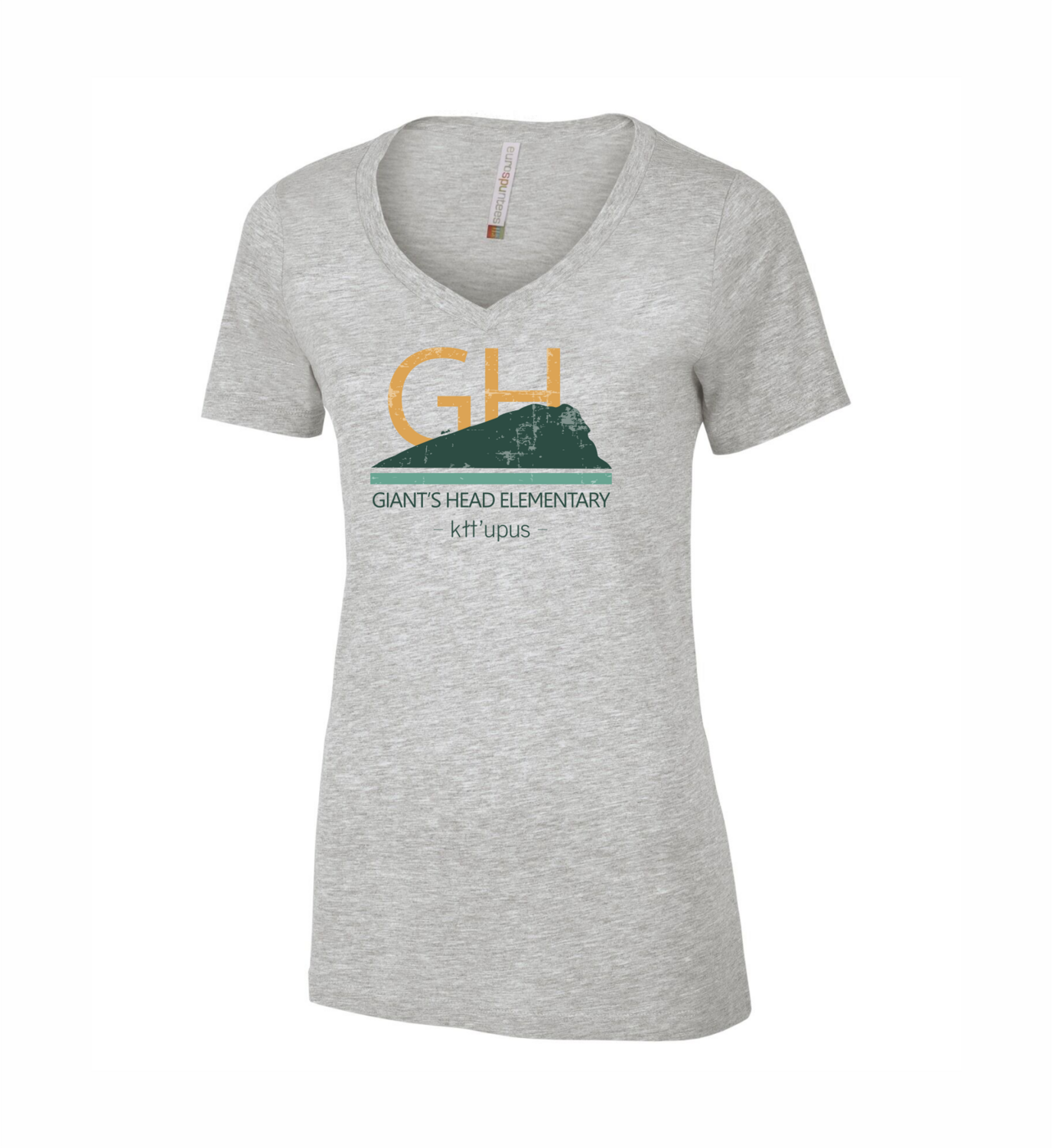 STAFF Ladies V-Neck Cotton T-Shirt