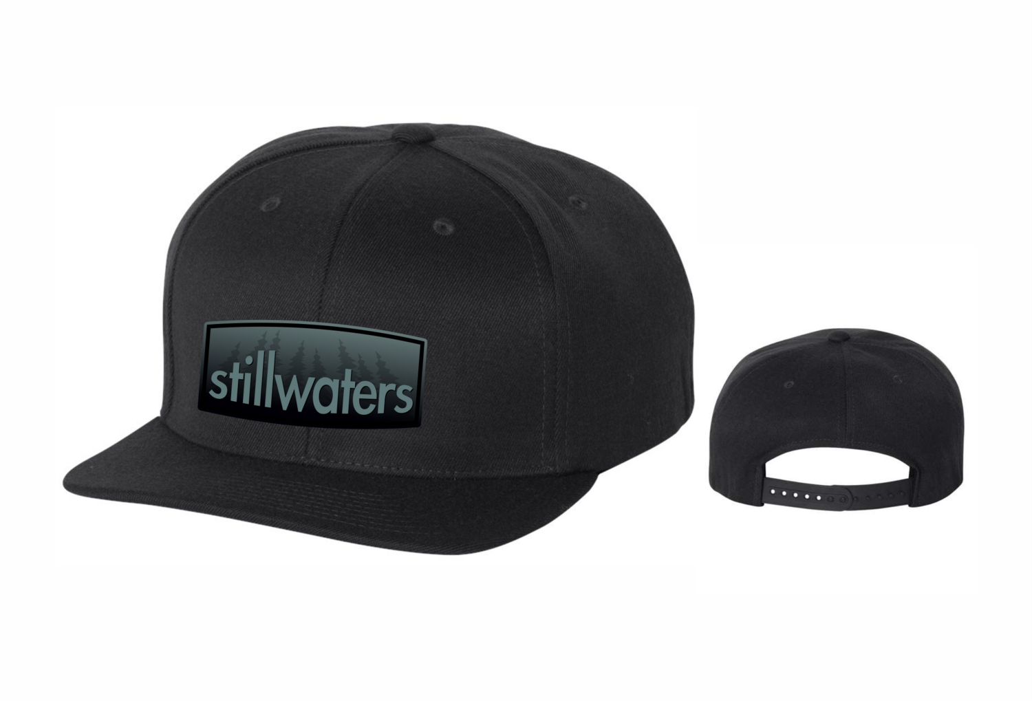 Flatbill Snapback Hat with PATCH