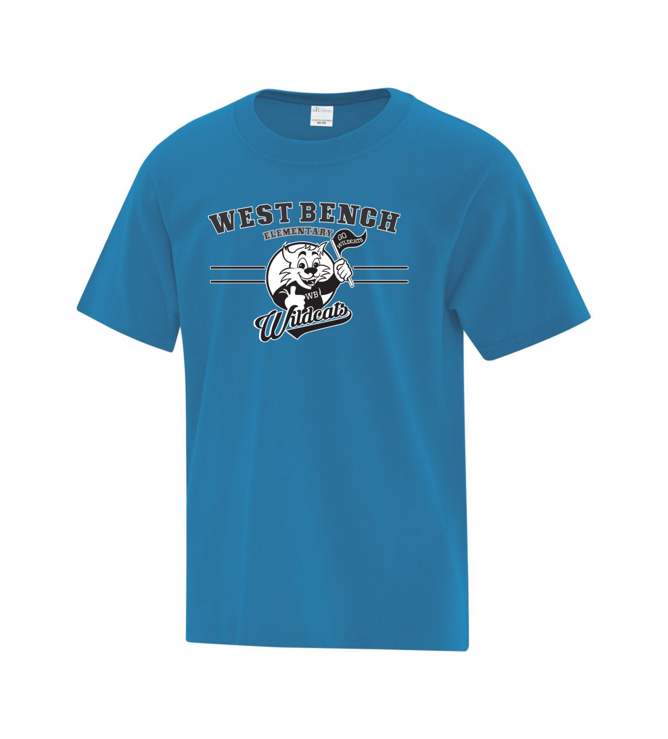 Cotton T-Shirt, Colour: Sapphire