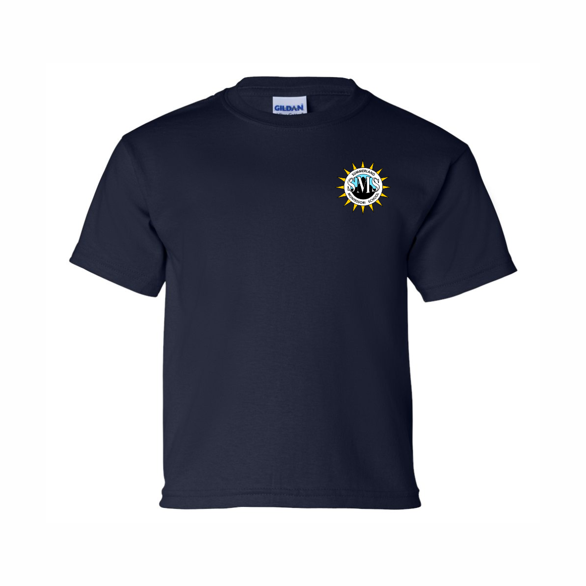 Cotton T-Shirt, Colour: Navy