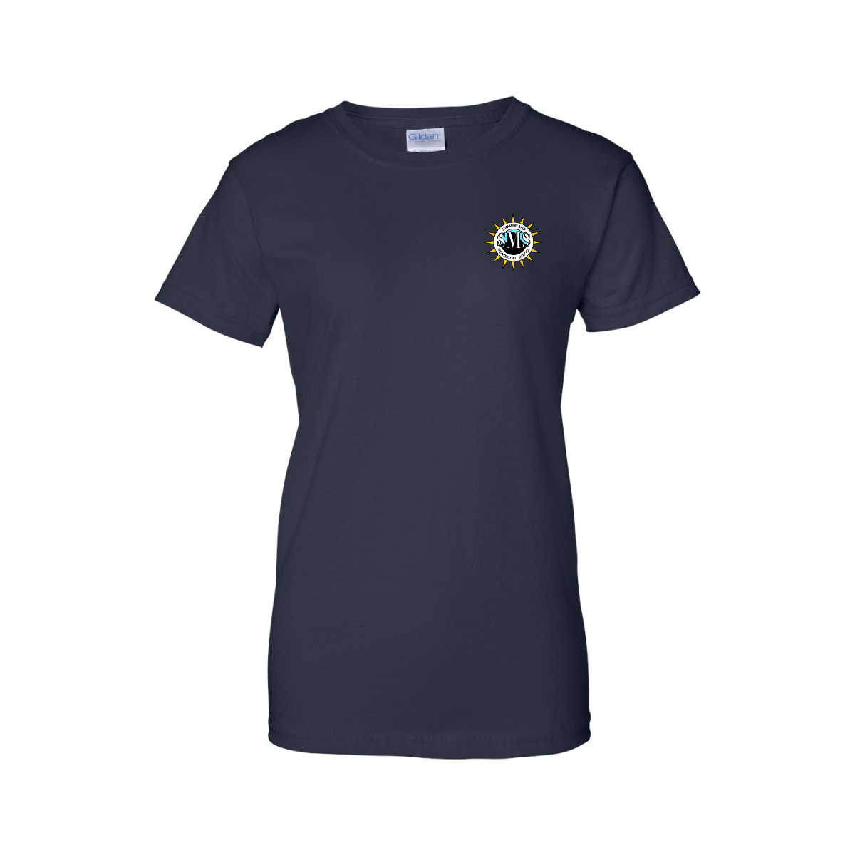 STAFF Ladies Cotton T-Shirt, Colour: Navy