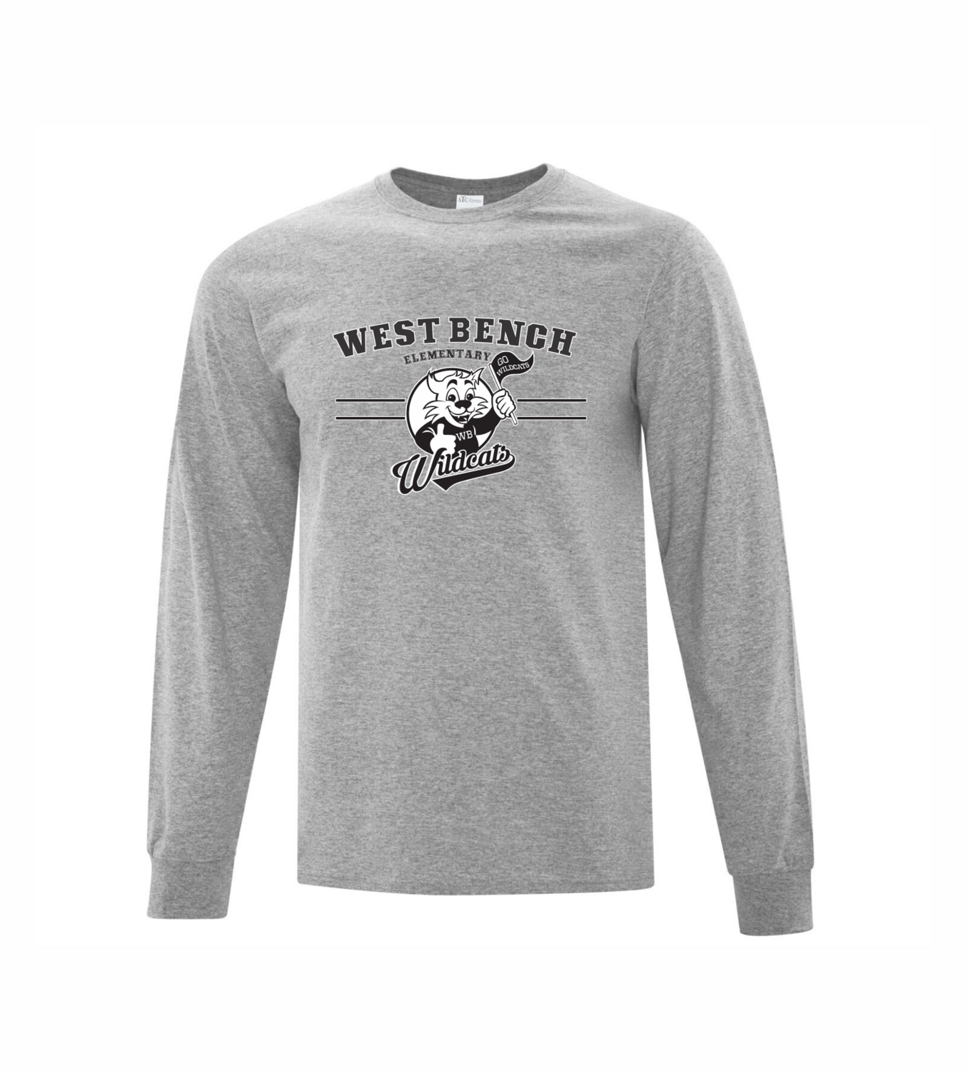 STAFF Cotton Long Sleeve Shirt, Colour: Sports Grey