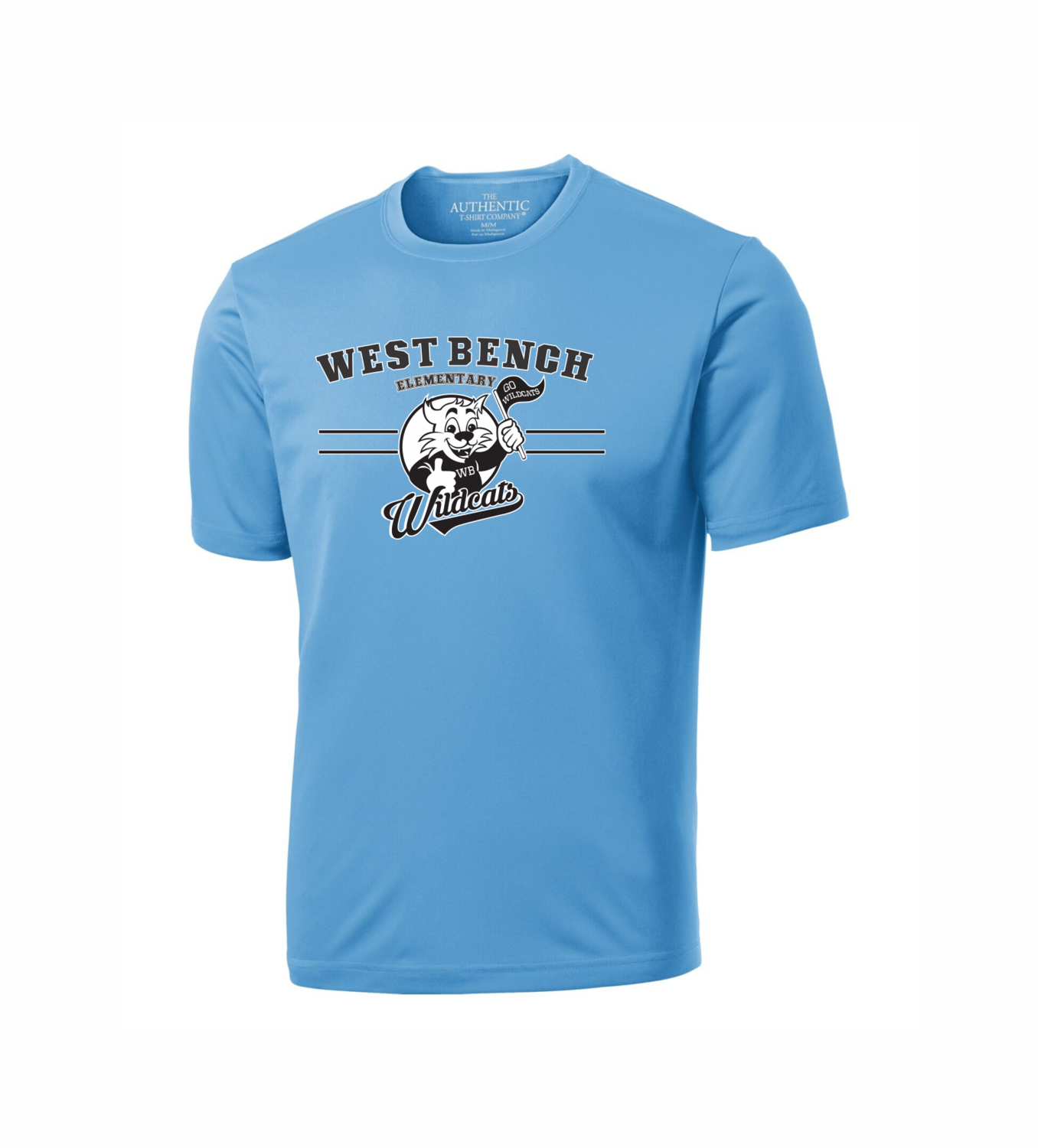 STAFF Polyester Wicking T-Shirt, Colour: Carolina Blue