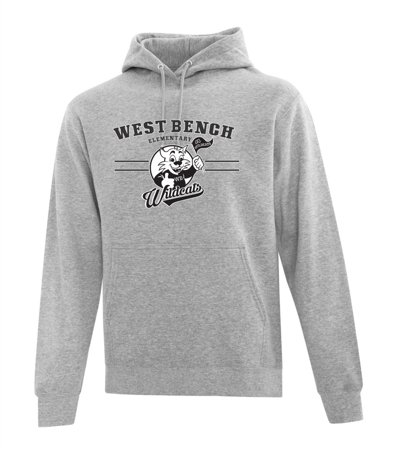 STAFF Pull Over Hoodie, Colour: Sports Grey