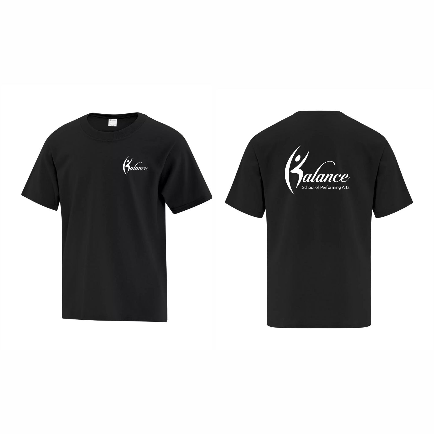 Youth T-Shirt, Colour: Black