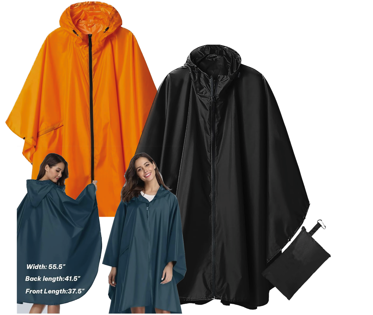 LIGHTWEIGHT STOWAWAY RAIN PONCHO
