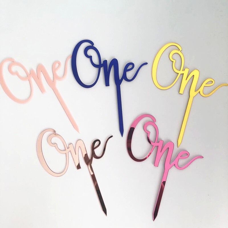 One Cake Toppers