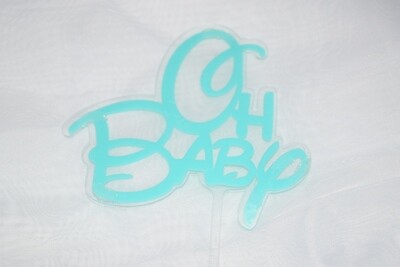 Oh Baby Cupcake Toppers