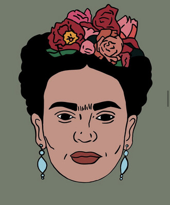 Frida Kahlo 40x50 cm