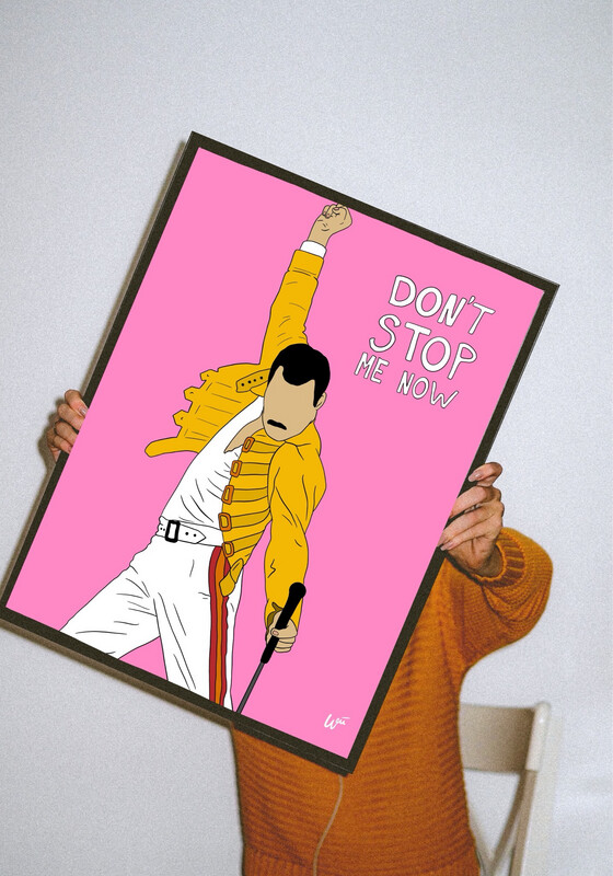 Don´t stop Freddie! 30x40cm