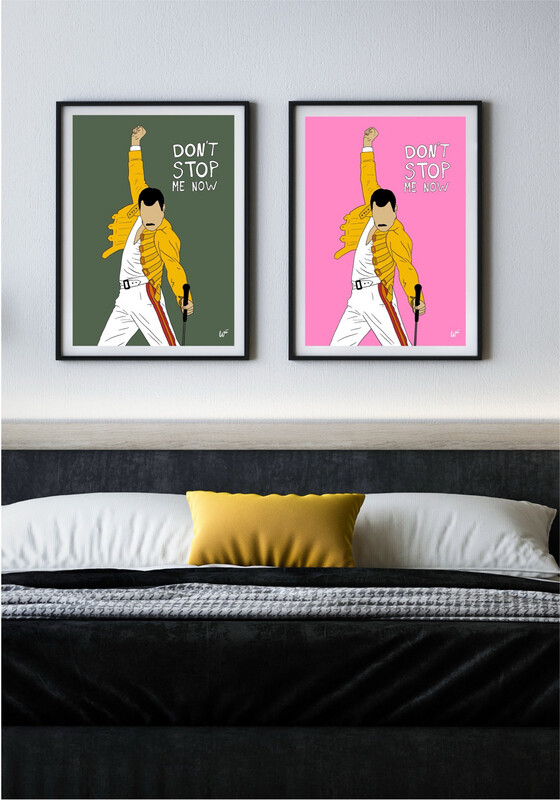 Don`t stop Freddie! 30x40 cm