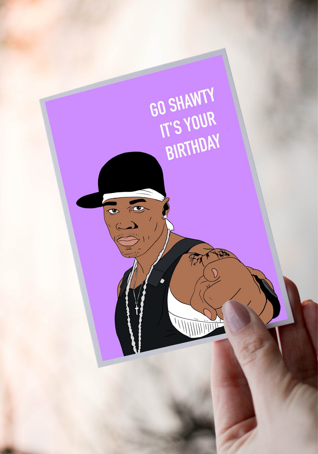 50 Cent Bursdagskort