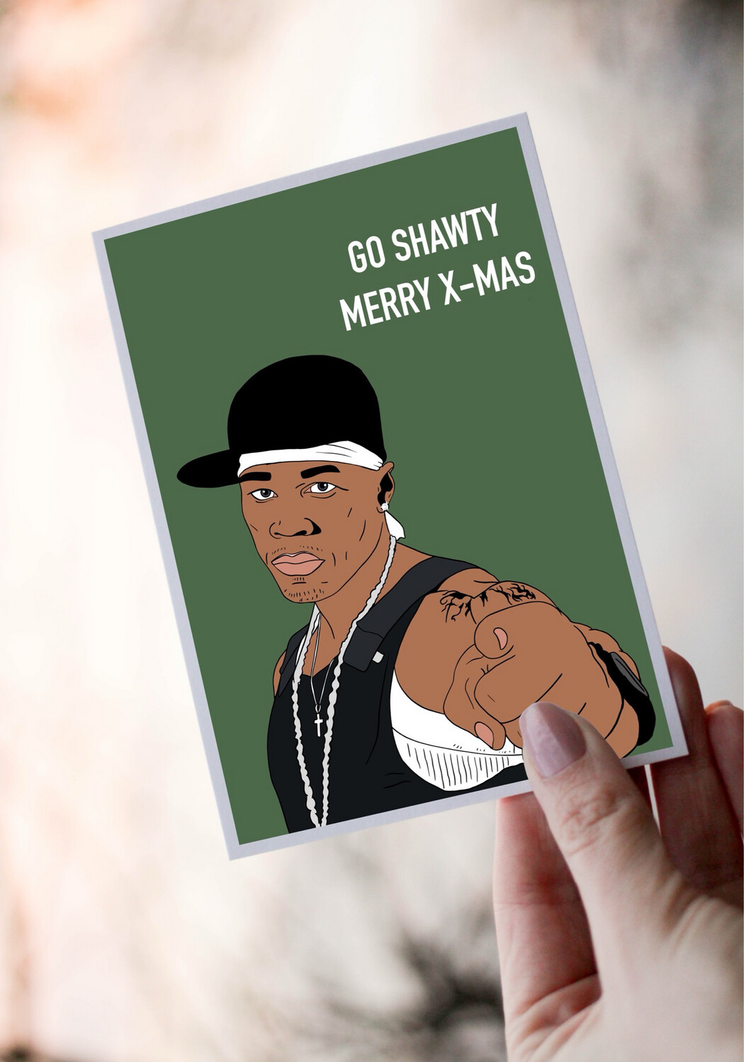 50 Cent Julekort