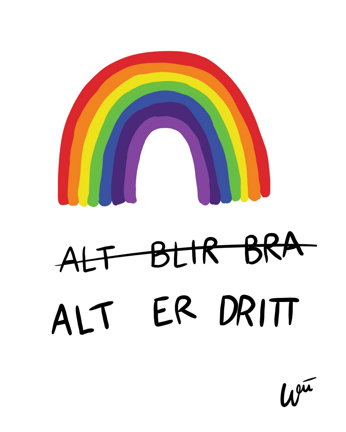 «Alt Er Dritt» A4