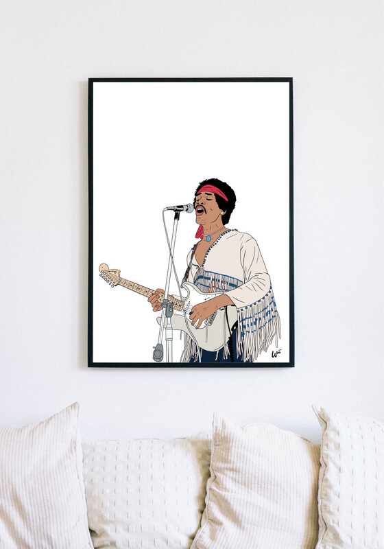 JIMI HENDRIX A3