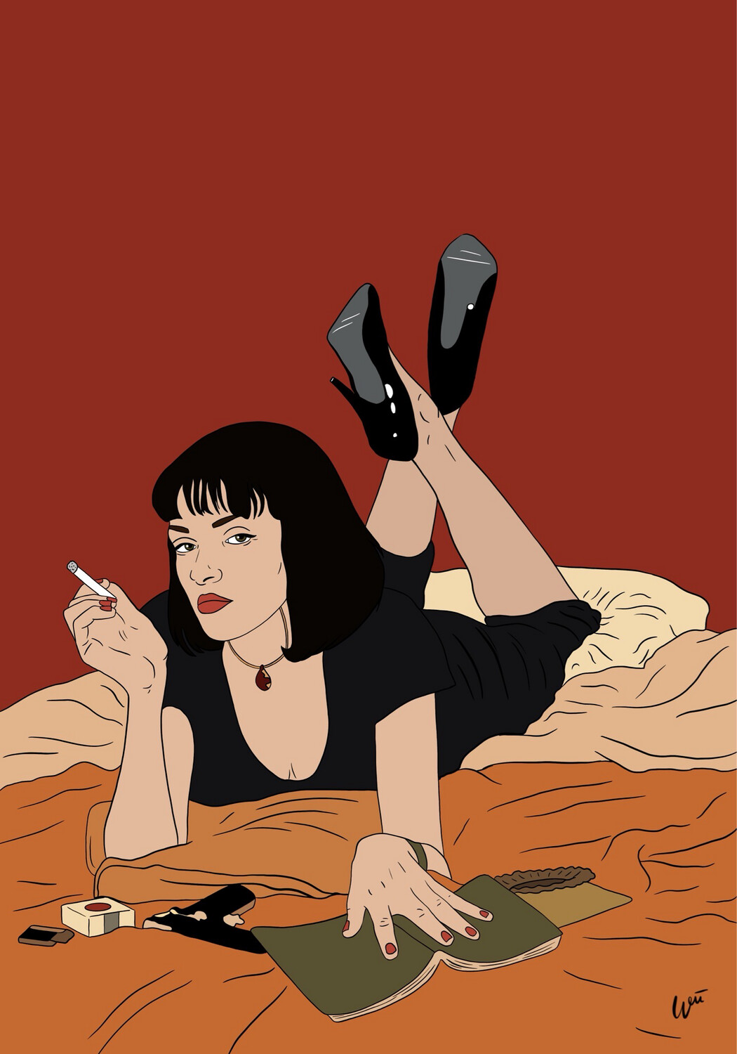 Mia - Pulp Fiction A3