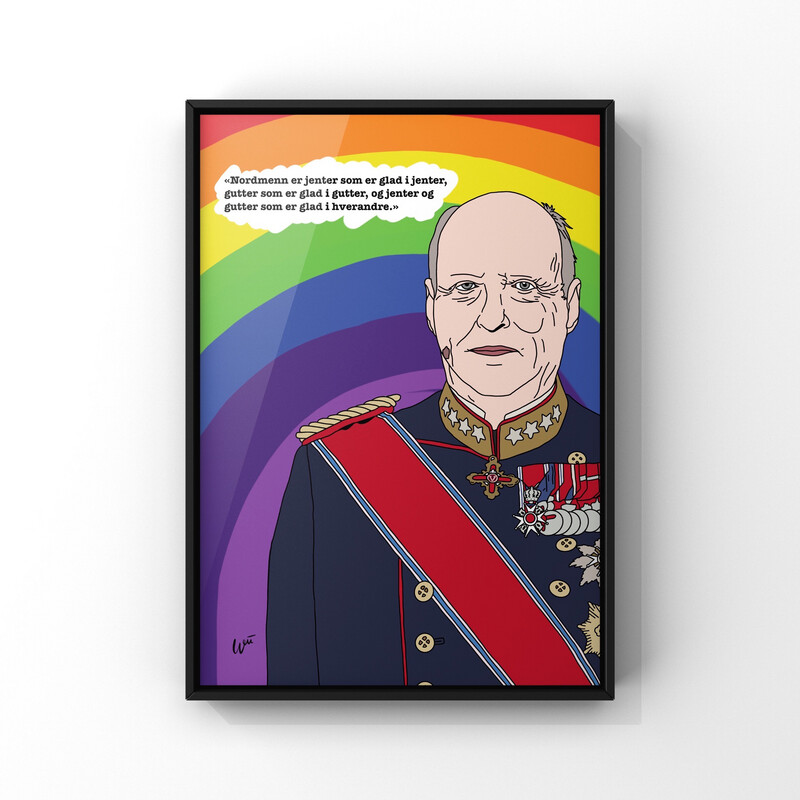 Kongen Regnbue A3
