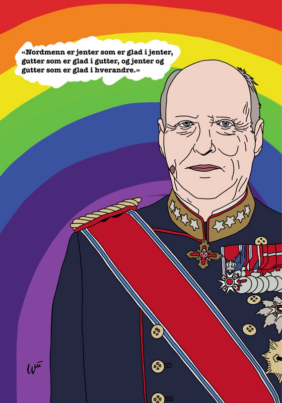 Kongen Regnbue A3