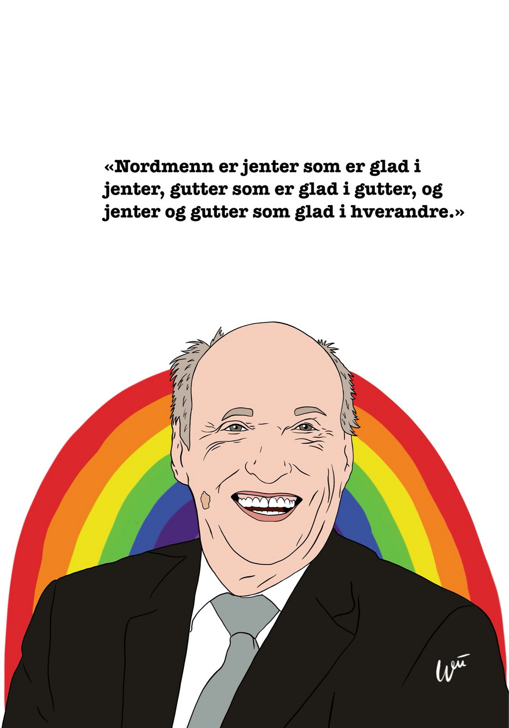 Kongen Er Glad I Alle A3